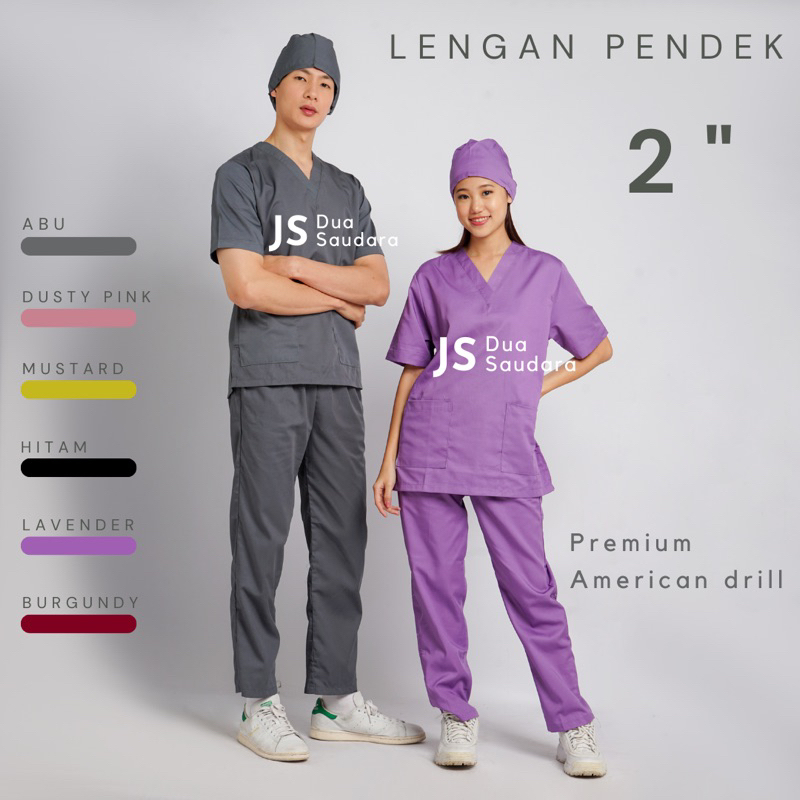 BAJU OK LENGAN PENDEK | SERAGAM OK | BAJU JAGA | BAJU PERAWAT OKA | SERAGAM JAGA merk DUA SAUDARA.