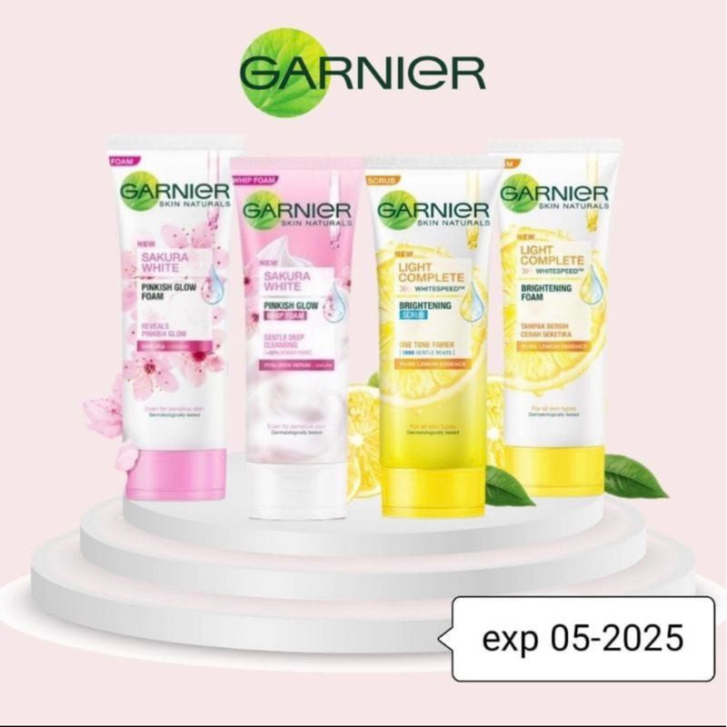 GARNIER FACE WASH - FACE SCRUB