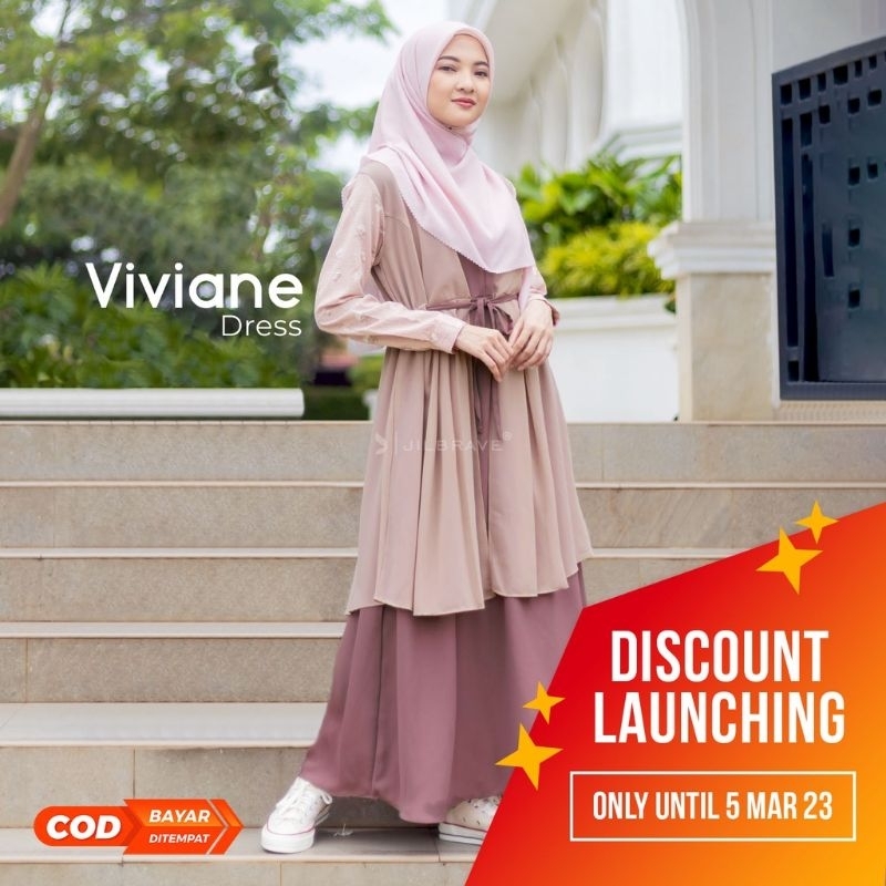 JILBRAVE | VIVIANE Dress | Jilbrave Official Shop | Faezia Official Shop