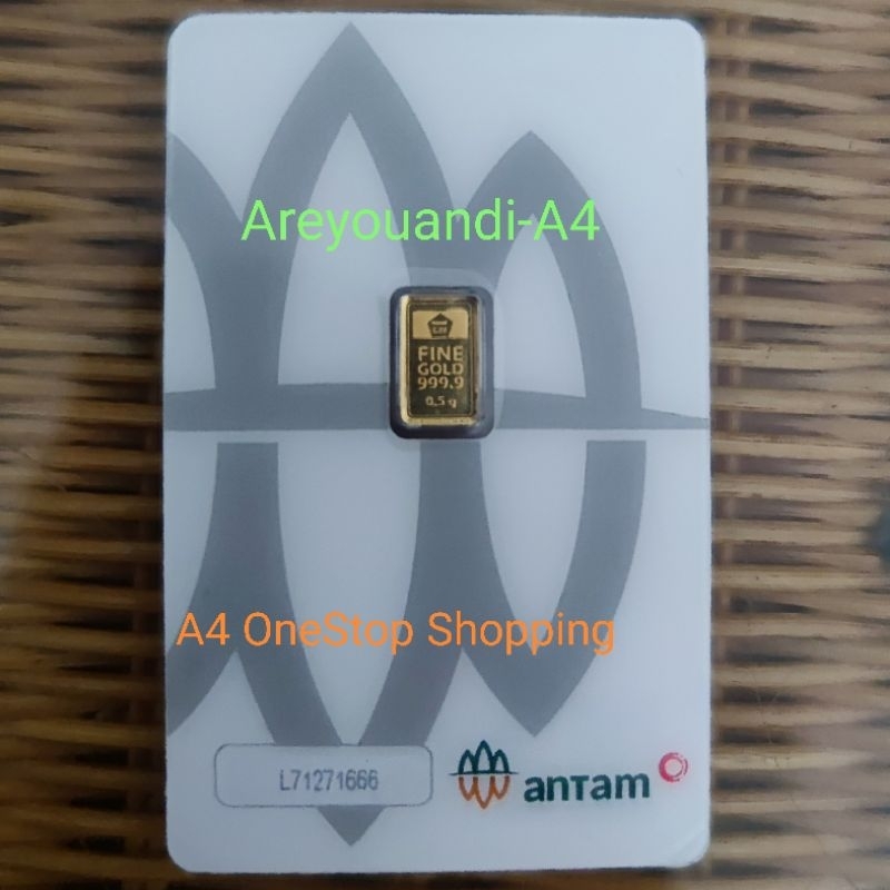 Emas Antam 0,5 Gram terbaru