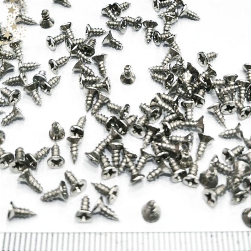 (100 pcs) sekrup skrup scrub kecil mini 6mm
