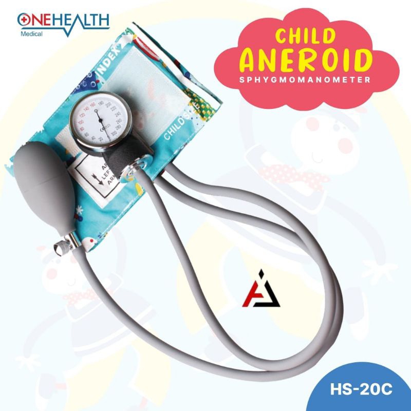 Tensimeter Aneroid Anak dan Bayi HS-20C Onehealth / Tensi Jarum Anak dan Bayi Onehealth