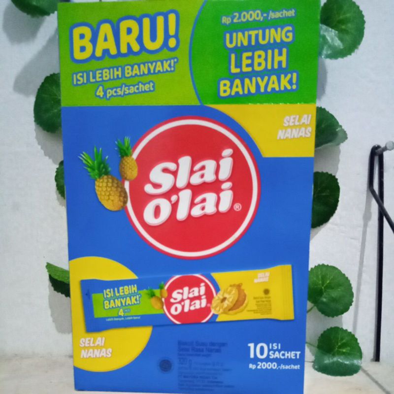 

slai olai varian selai nanas 10 sachet X 4pcs