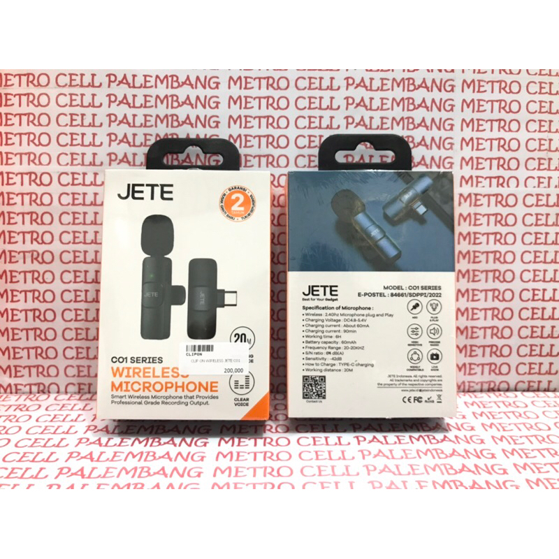 Clip on wireless jete CO1 series