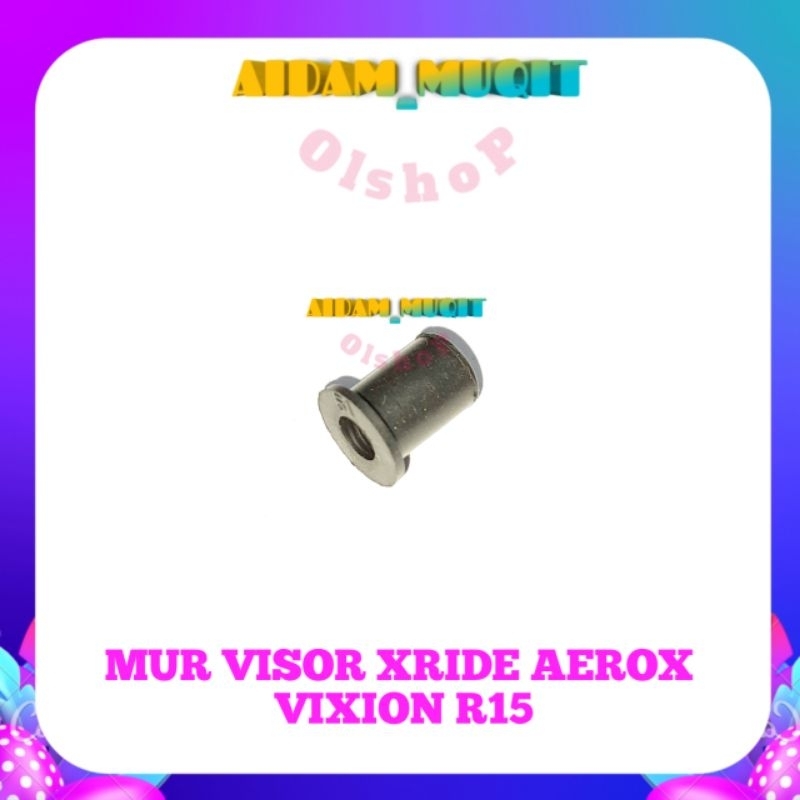 2 PCS MUR VISOR AEROX MUR VISOR VIXION MUR VISOR XRIDE MUR VISOR NINJA MUR VISOR R15 UKURAN BAUT 08