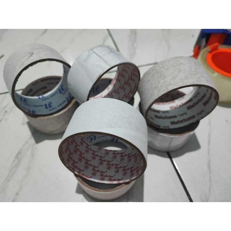 Selotif Solasi Roll Lingkaran Bekas Lakban Buat souvenir Celengan Tempat Pensil