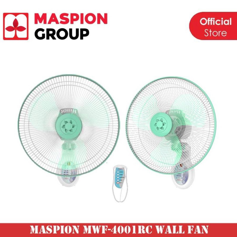 Wall Fan Maspion 16 Inch With Remote MWF 4001 RC Kipas Angin Dinding Maspion 16 Inch Remote