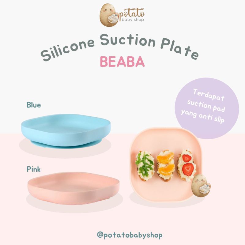 Beaba Silicone Suction Plate - Piring Anak