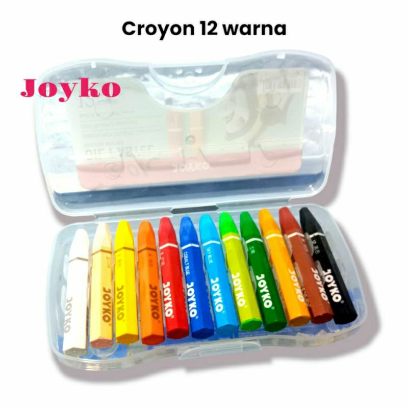 

KRAYON JOYKO 12 WARNA