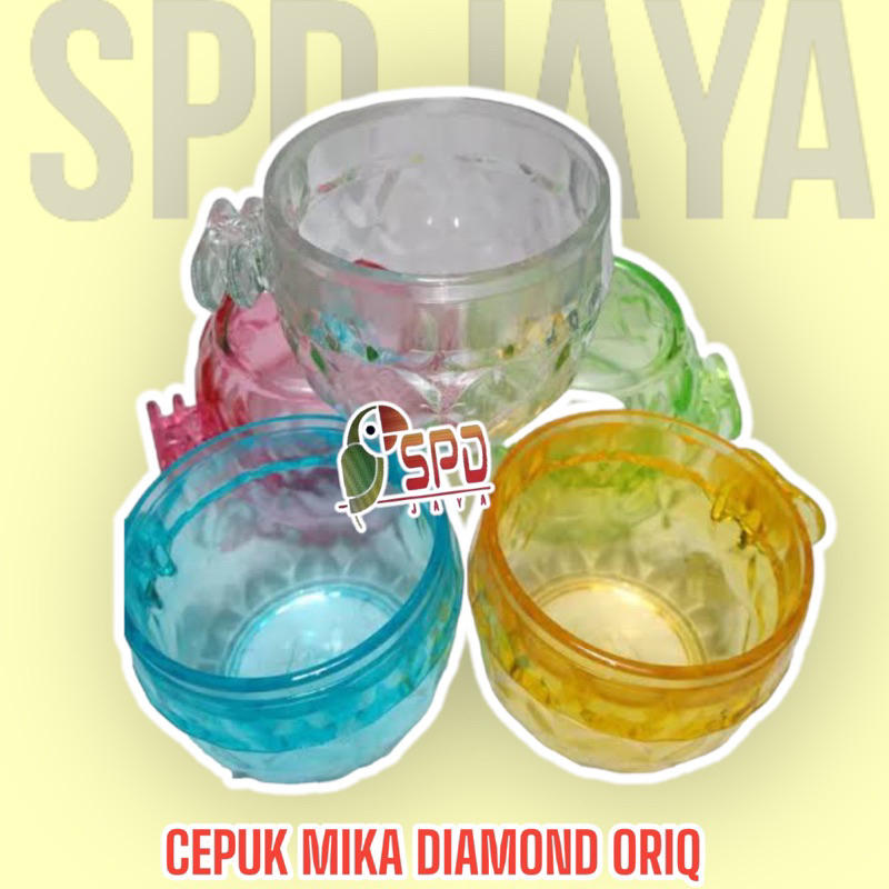 CEPUK MAKAN BURUNG ORIQ DIAMOND / CEPUK MINUM BURUNG ORIQ DIAMOND