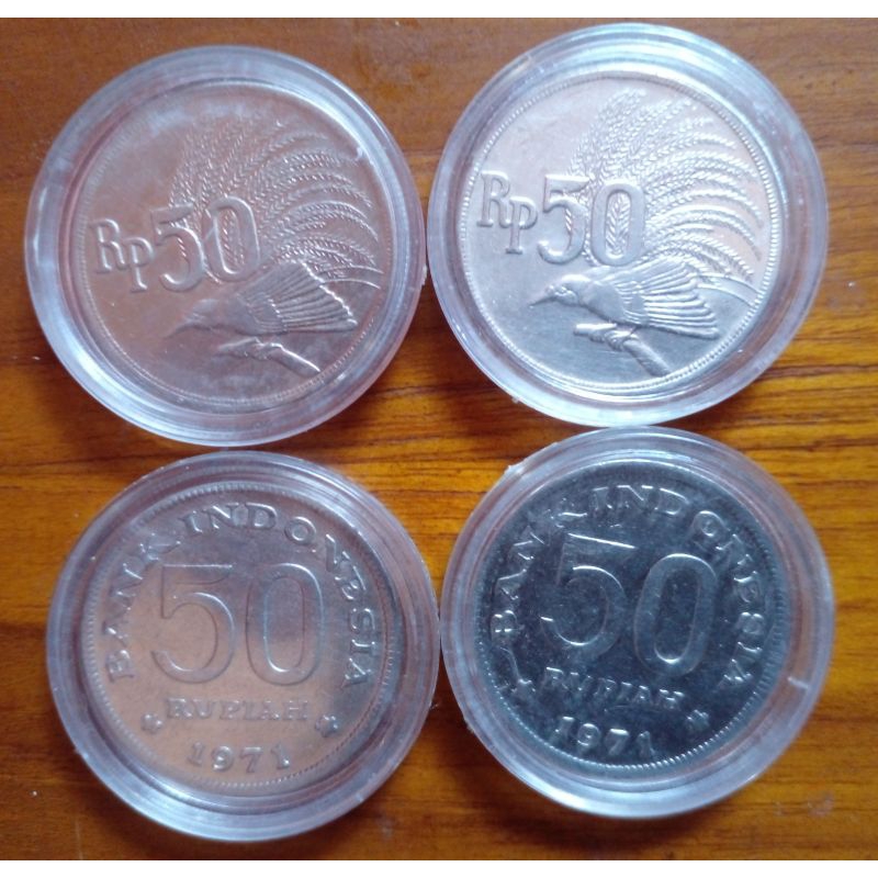 Koin 50 Rupiah 1971 Kinclong + Kapsul