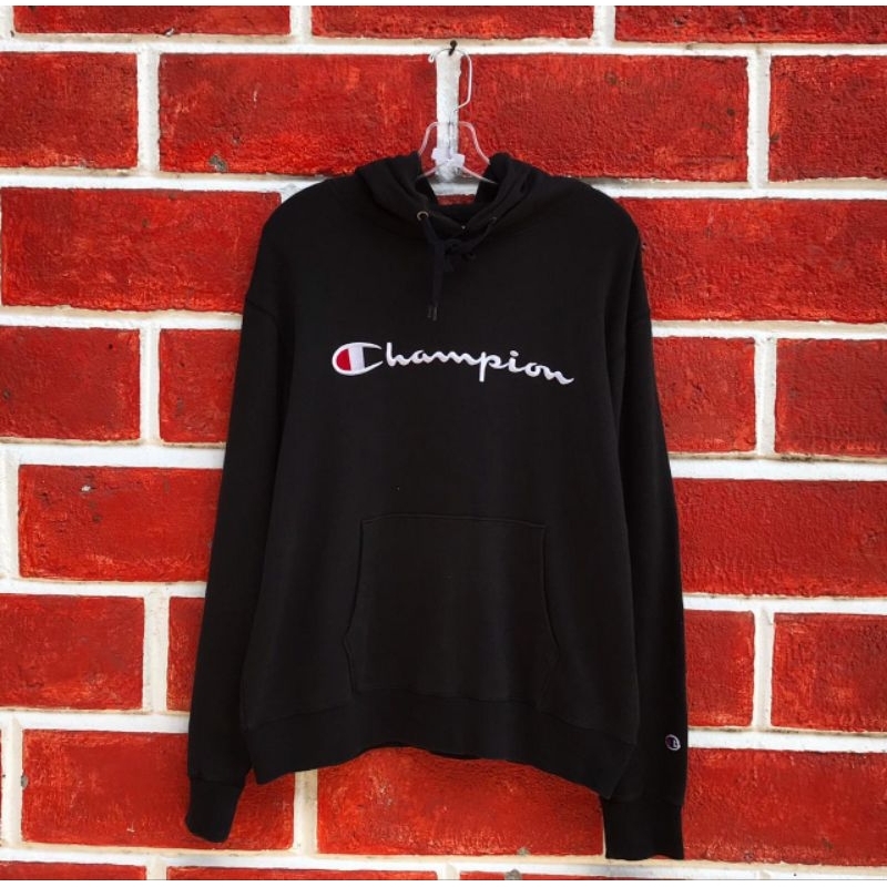 hoodie pesanan champion + cn uniqlo navy