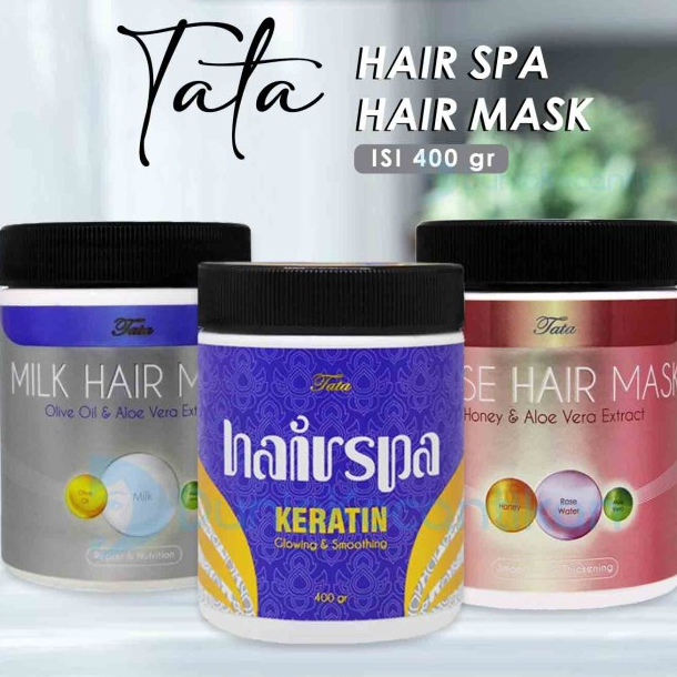 ⭐️ Jendela Kosmetik ⭐️ TATA Hair Mask / TATA Hair Spa Keratin Masker Rambut / Masker Rambut / HairMask / Penyubur Rambut / Nutrisi Rambut / Pelembut Rambut / Penebal Rambut 12