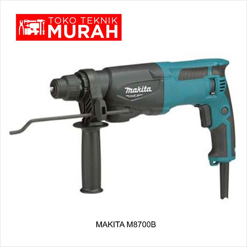 Makita M8700B Mesin Bor Beton 22mm M8700 B Rotary Hammer Drill 2 Mode M 8700