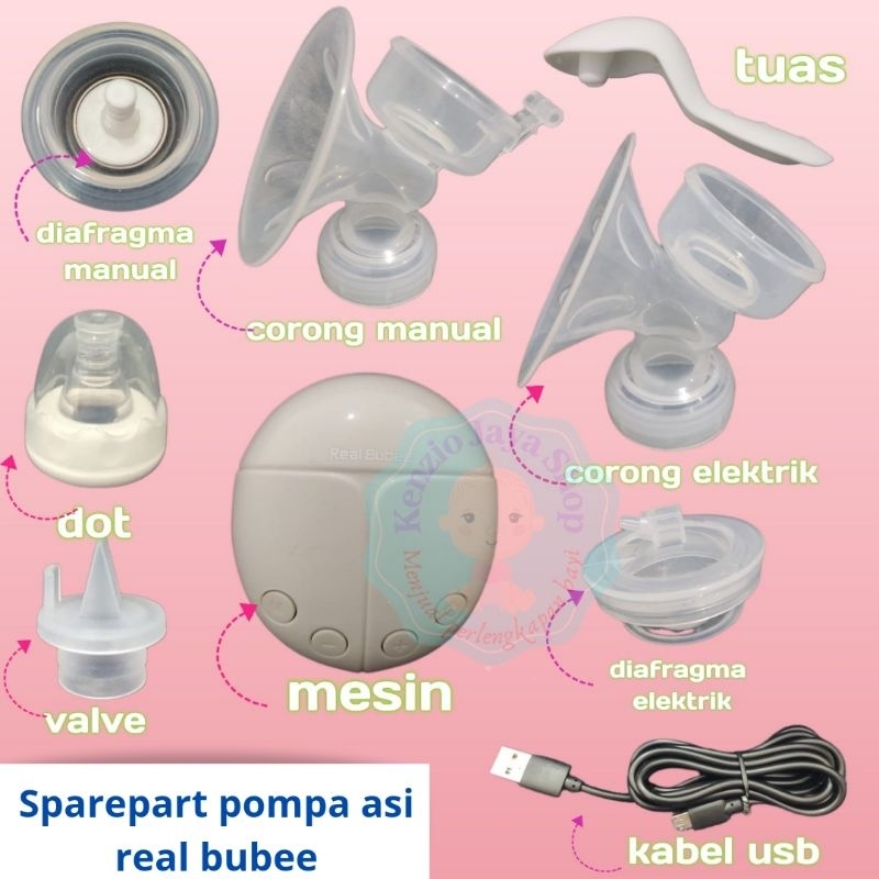 sparepart pompa asi real bubee manual elektrik