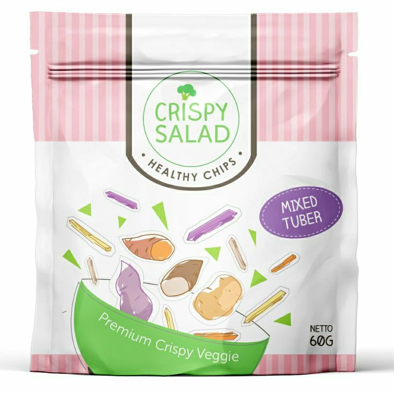 

CRISPY SALAD Mixed Tuber 60gr | Snack Anak