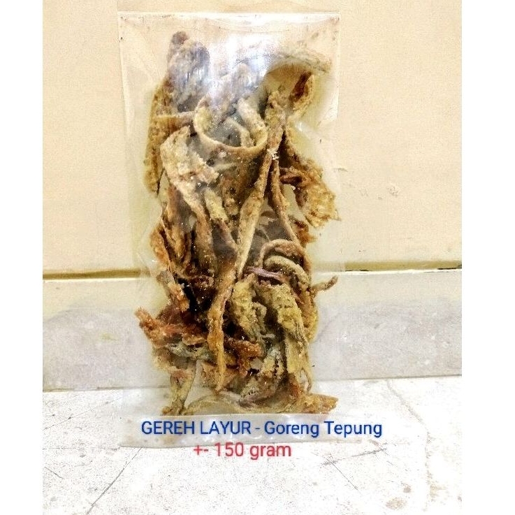 

GEREH LAYUR-Kriuk-Goreng Garing-ASIN/GURIH-BalutTepung,+-150gram