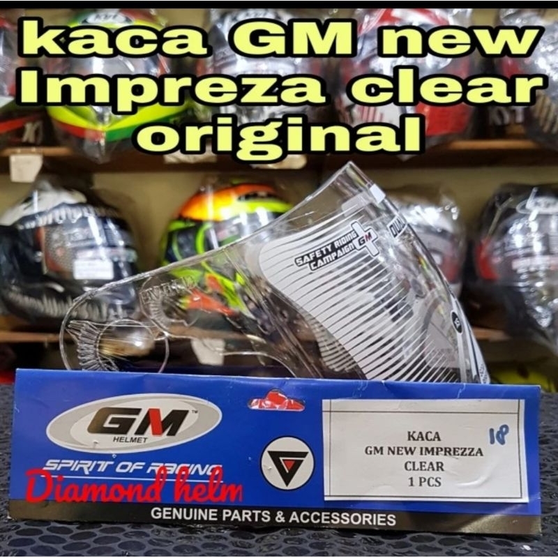 VISOR HELM GM NEW IMPREZZA CLEAR ORIGINAL GM