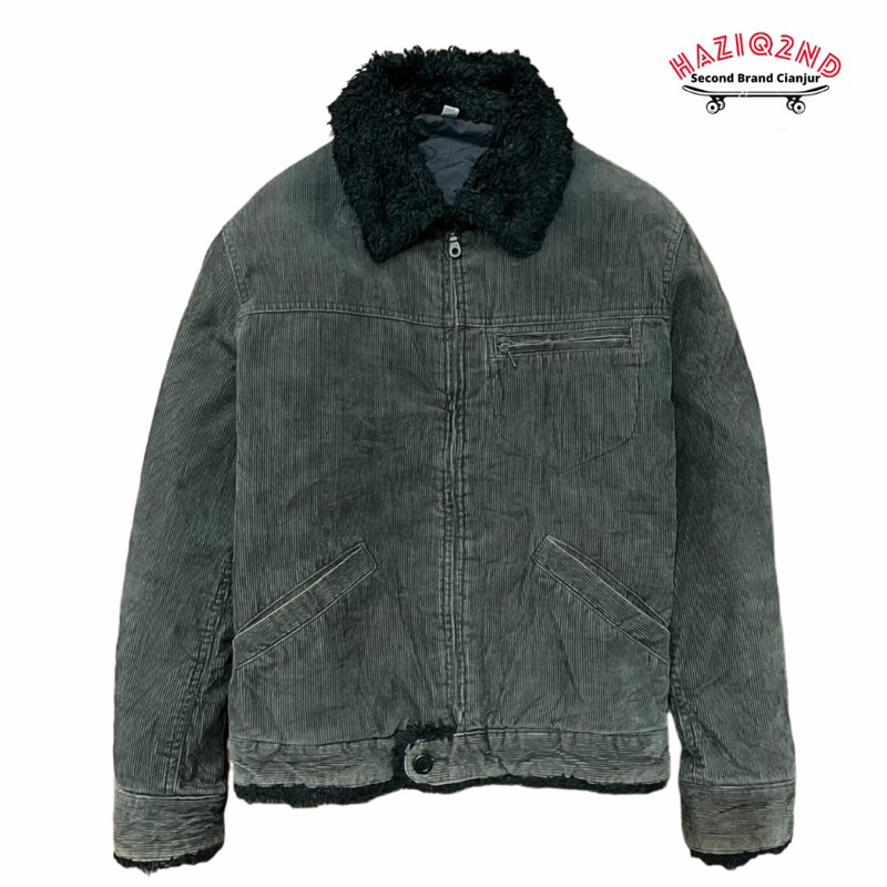 JAKET TRUCKER UNIQLO CORDUROY
