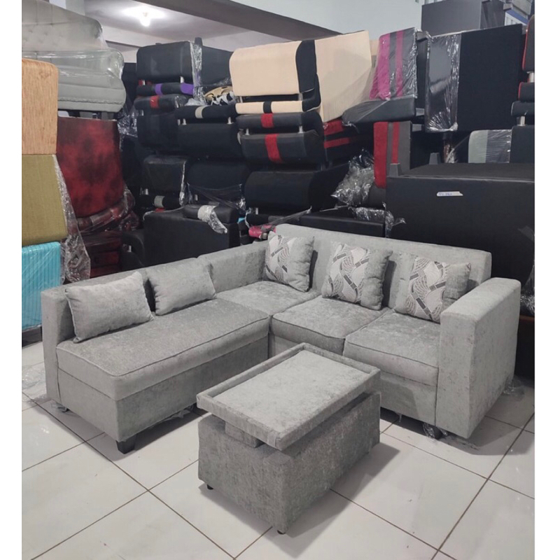 BISA KIRIM SE INDONESIA SOFA L PUTUS BISA PILIH WARNA SOFA TAMU