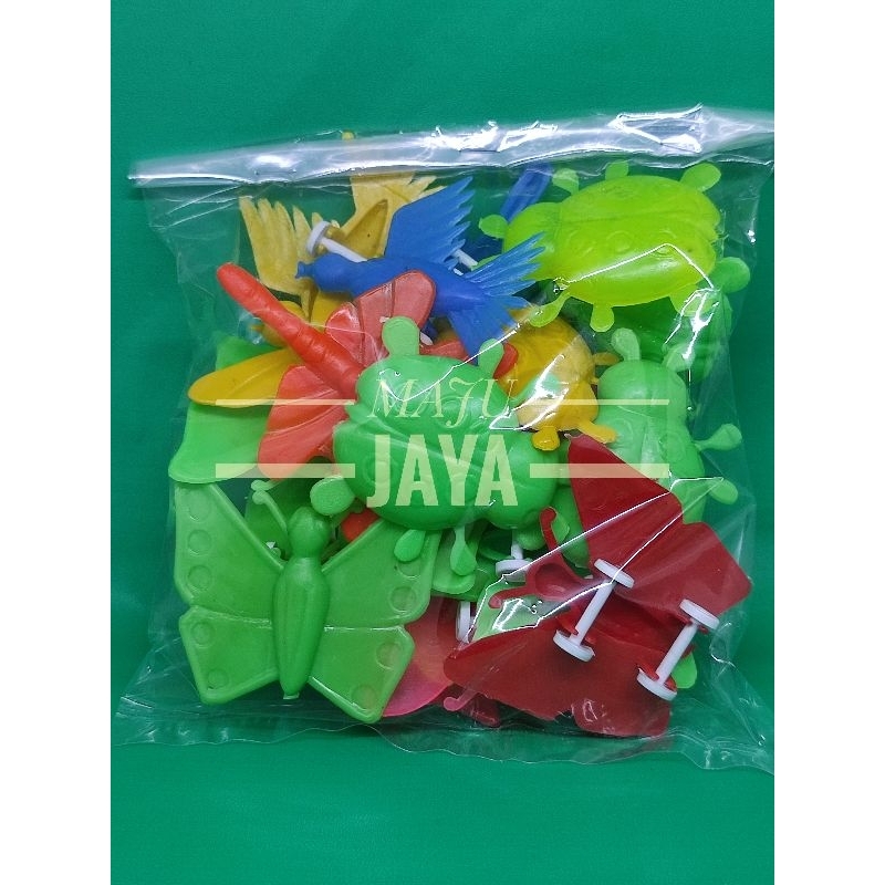 Mainan Animal Serangga Roda Isi 20 Pcs