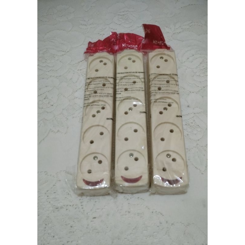 Stop kontak Terminal Colokan Gepeng 5 lubang SNI