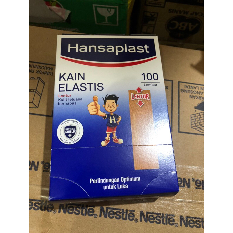 [BOX] HANSAPLAST Plester Luka 100 Lembar