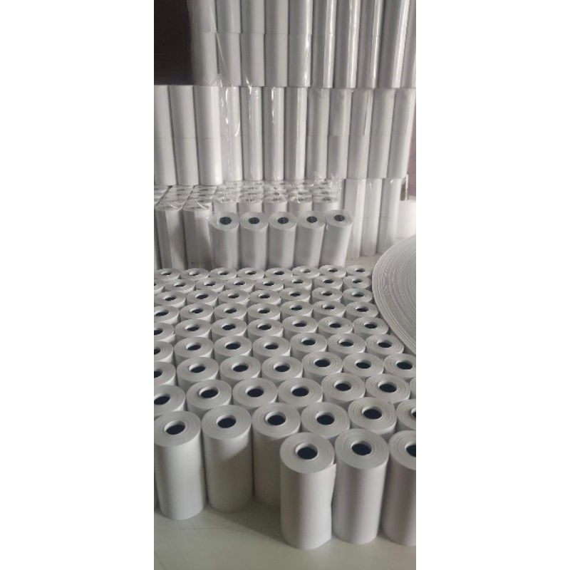

Kertas Struk Stiker Thermal 58/57x30 paper roll udah ada lem nyh tinggal tempel aja