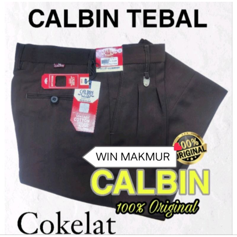 celana kantoran CALBIN 100% ORIGINAL / celana formal / celana bahan kain