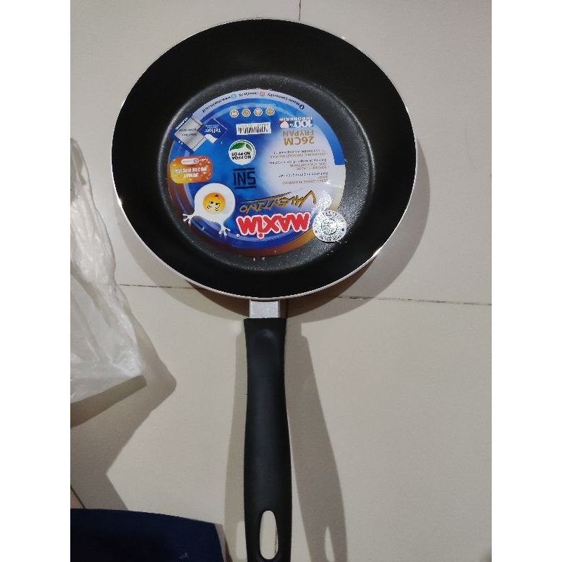 teflon maxim valentinus 26cm fry pan wajan panci alat masak