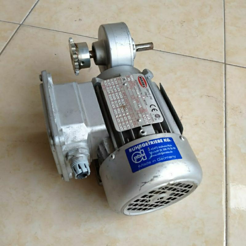 Ac Motor Gearbox BONORA 220V Ratio.1:20 77Rpm