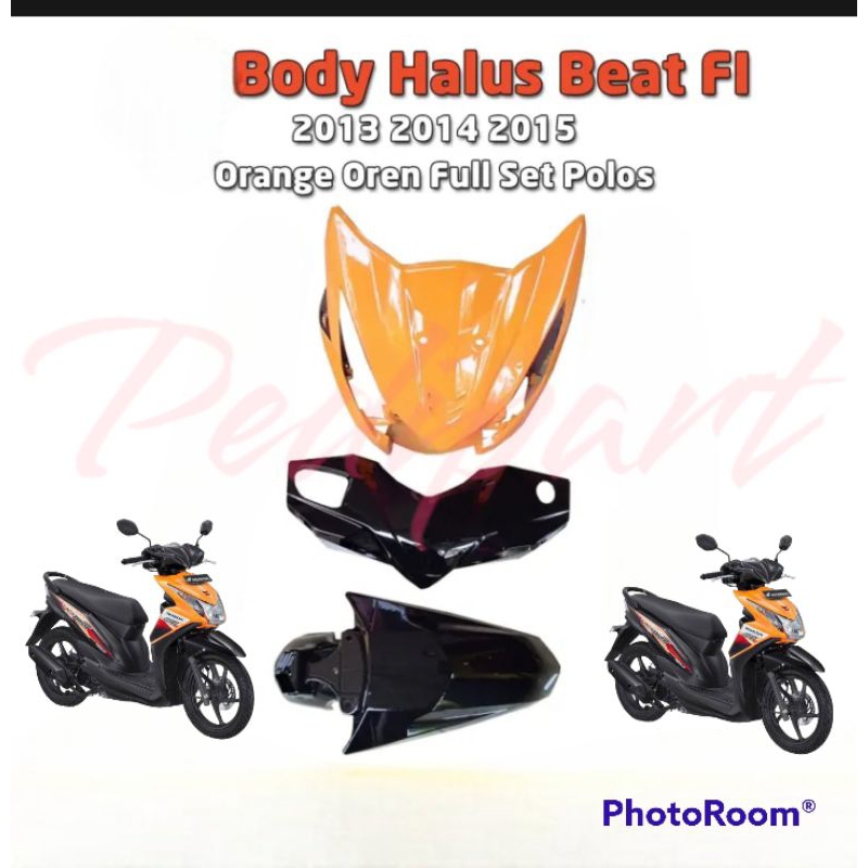 Cover body halus Honda beat fi tameng depan batok kepala depan spakbor depan/bodi halus beat fi oran