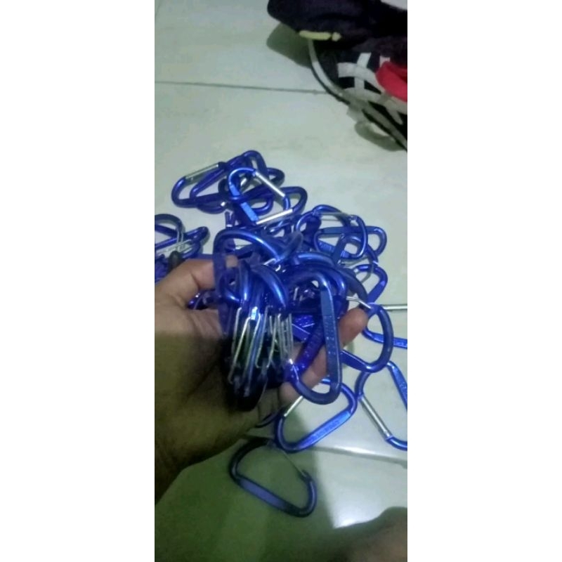 CARABINER 5CM,CARABINER HAMMOCK GANTUNGAN SERBAGUNA GANTUNGAN KUNCI