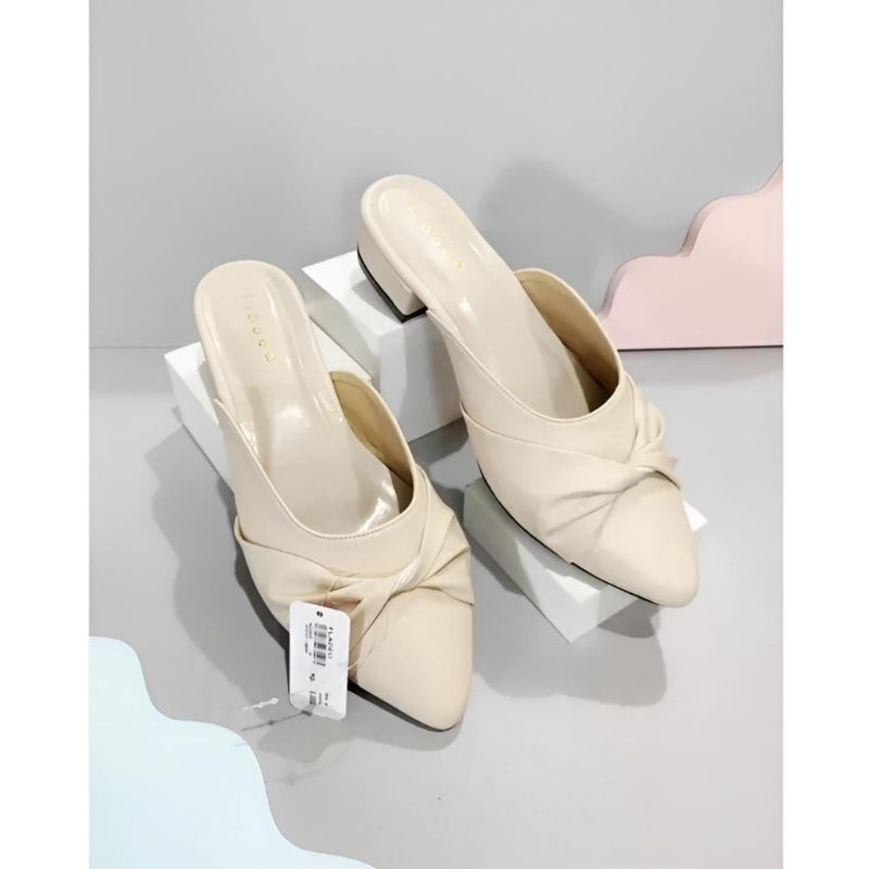 sendal wanita perempuan fladeo flat hak 3 cm / sandal sendal  wedges wanita perempuan model pita fla