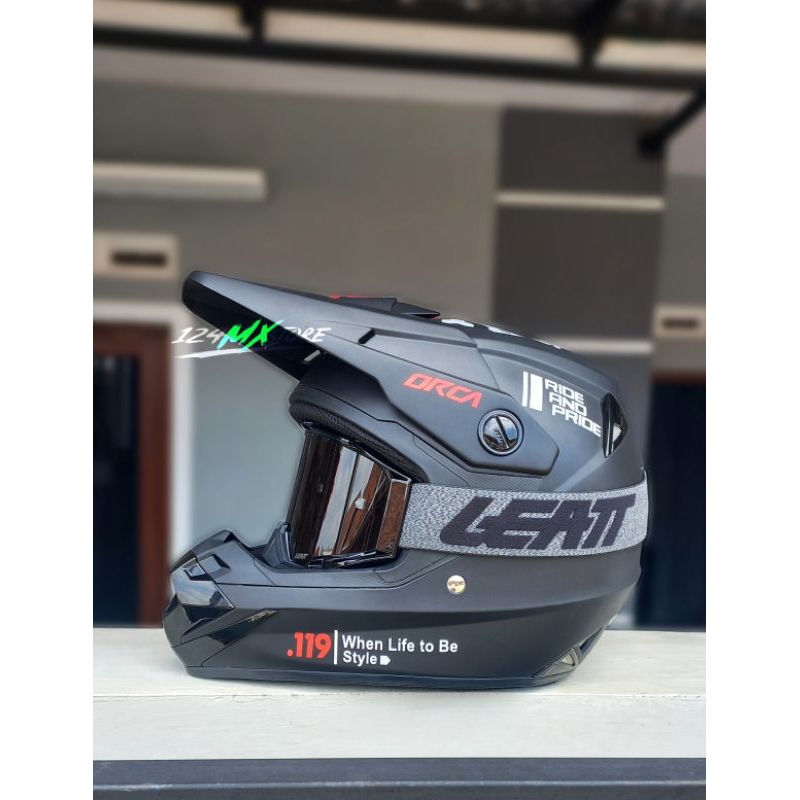 HELM ORCA ONEONENE TH-9 REAPERS ORIGINAL DAN GOGGLE LEAT