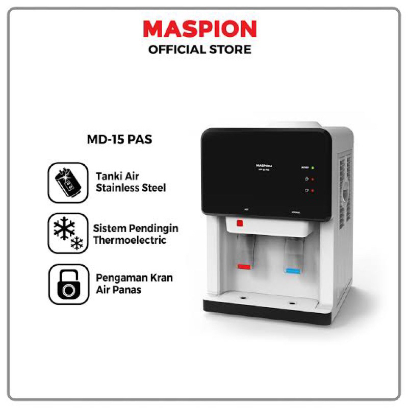 MASPION MD 15 PAS DISPENSER PORTABLE 320 WATT PANAS &amp; NORMAL