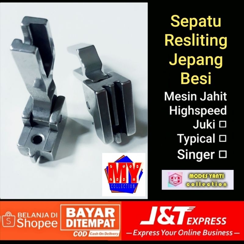 Sepatu resliting jepang besi buat mesin jahit highspeed juki typical