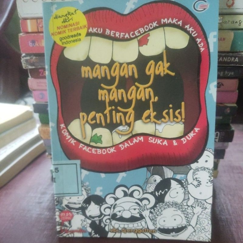 Buku Komik Mangan gak mangan penting eksis By VBI Djenggotten