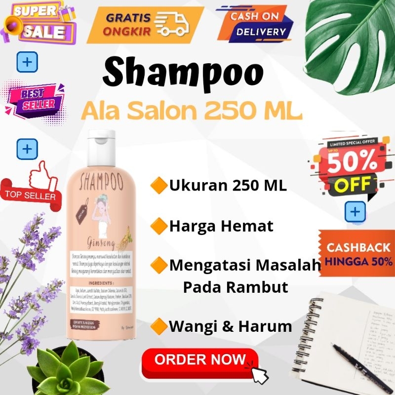 SHAMPOO HAIR TREATMENT ALA SALON 250 ML (BPOM)  ALL VARIAN | SHAMPOO ALA SALON