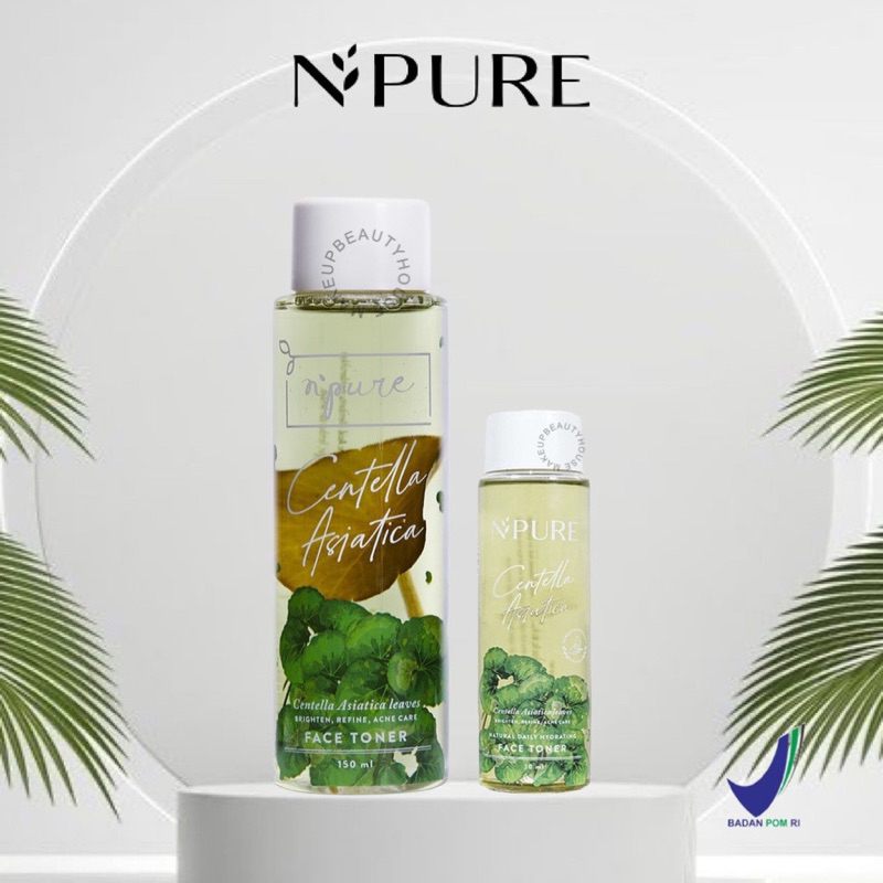 Npure cica centella asiatica face toner mini 30ml
