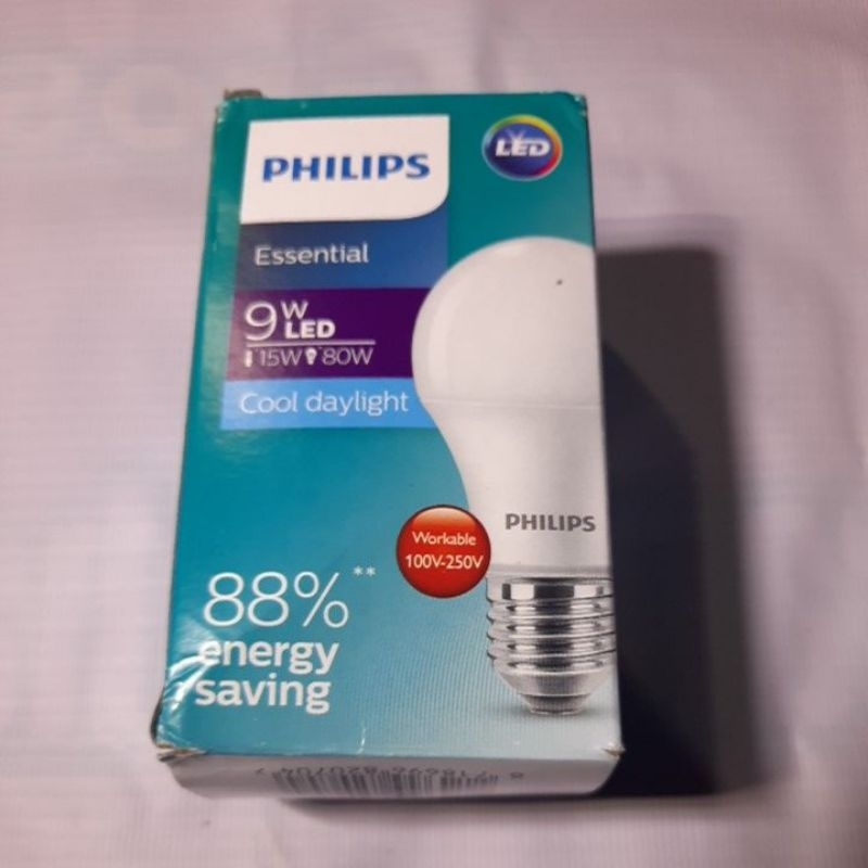 lampu led philips 9 watt
