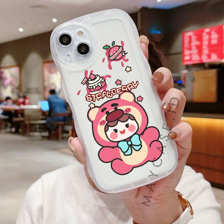 Case Gelombang Motif [GC01] For All Type Smartphone - Wave Case C33 C35 - Kesing Gelombang A14 5G - 