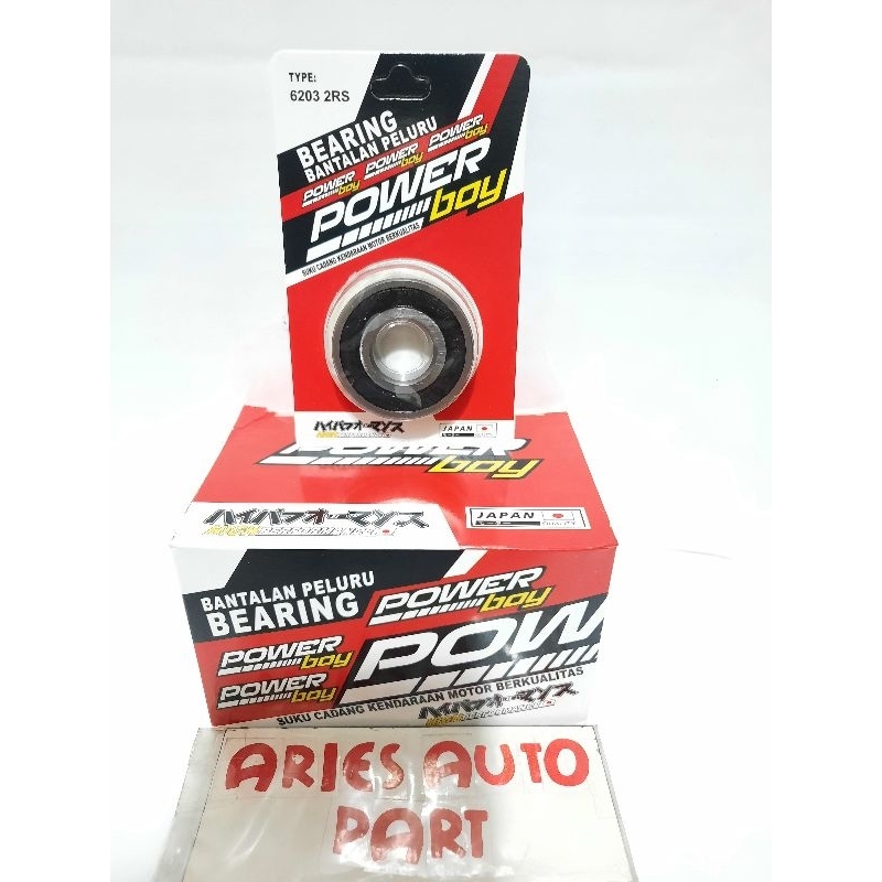 BEARING 6203 2RS POWER BOY/KLAHER 6203 2RS/LAHER 6203 2RS