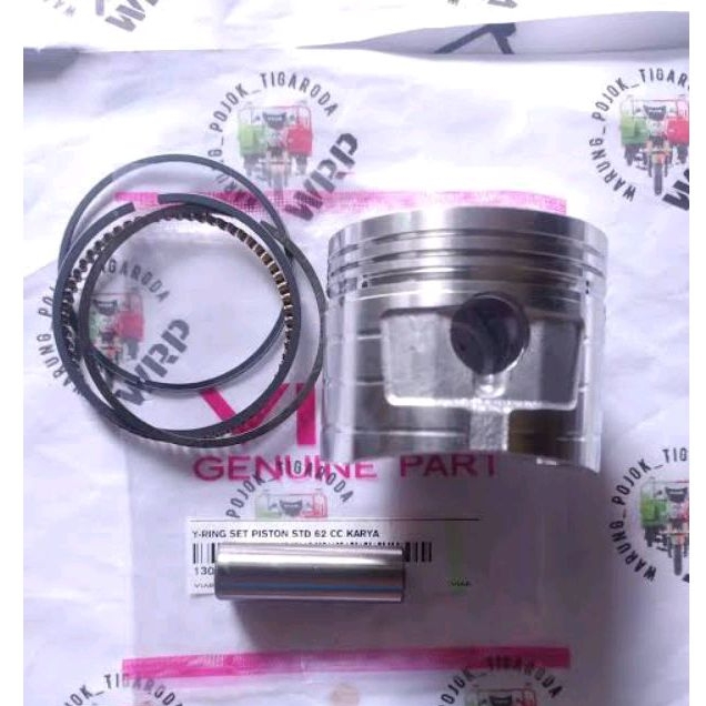 Piston set viar 150 STD 62 viar 150cc  karya roda tiga viar 150cc SPAREPART VIAR SEMARANG
