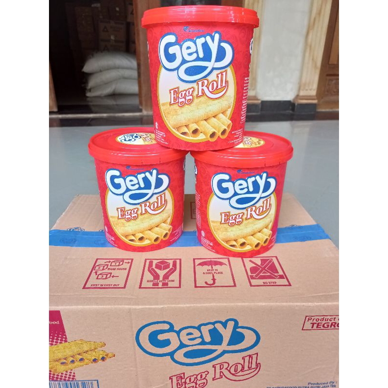 

Gery Egg Roll 210g Geri roll 1PCS Enak Lezat Murah Roti Kaleng Biskuit Kaleng Kue Exp 2027 mohon tambahkan box kardus untuk keamanan saat pengiriman