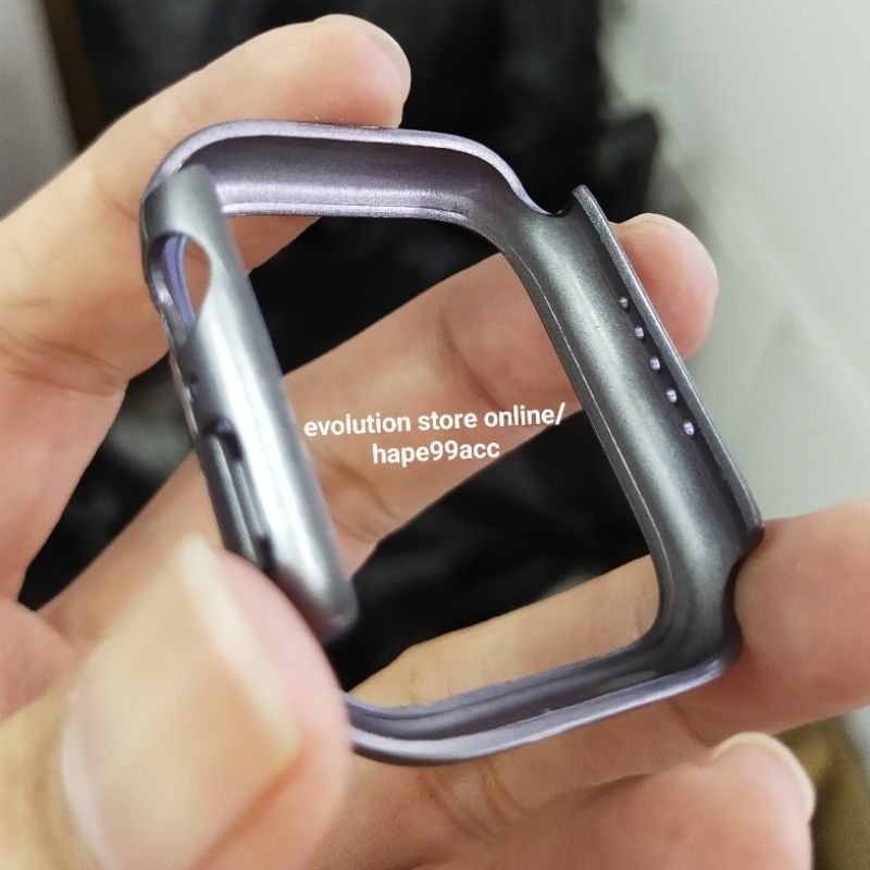 Apple watch 38mm 40mm 42mm 44mm hard case Bumper tanpa pelindung LCD