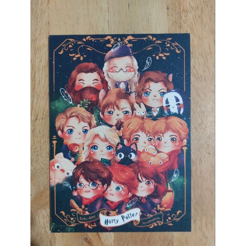 

Postcard Art Print Harry Potter x Ghibli