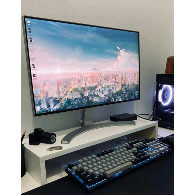 Stand Monitor Meja Dudukan Komputer Custom