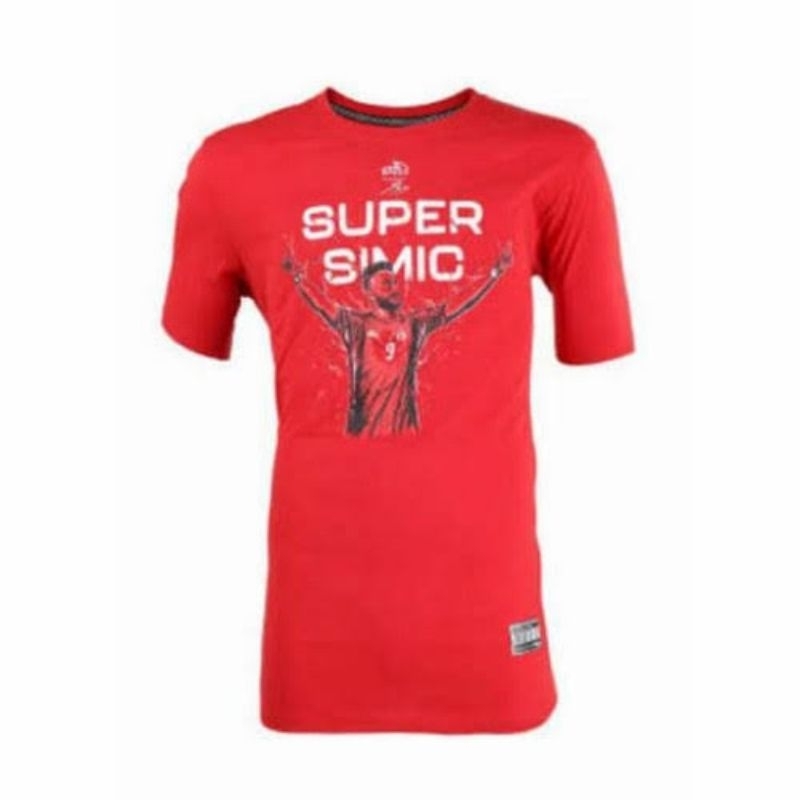 Kaos bola / super simic red / original specs 2018 / S