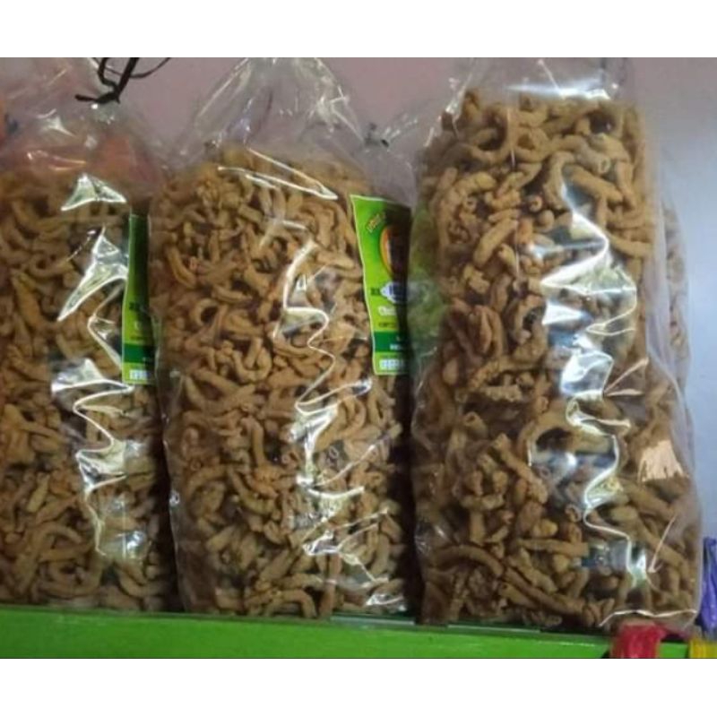 

Kripik Usus Enak Gurih Lezat (merk hikmah)